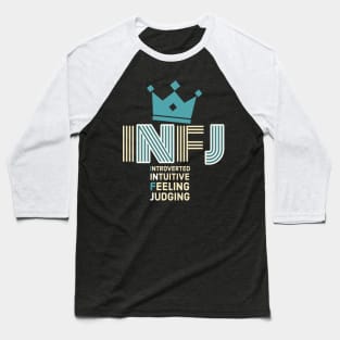 INFJ - Typography Design 2 Baseball T-Shirt